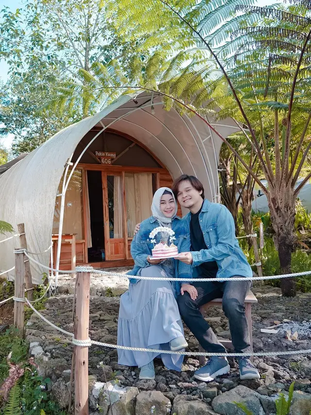 6 Momen Romantis Anisa Rahma Rayakan Ultah ke-31 Bareng Suami di Bandung