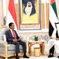 Presiden Joko Widodo dan Putra Mahkota Mohamed Bin Zayed di Istana Kepresidenan Qasr Al Watan di Abu Dhabi, 12 Januari 2020. (Sumber: Biro Pers, Media dan Informasi Sekretariat Presiden)