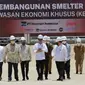 Presiden Joko Widodo menghadiri peletakan batu pertama (groundbreaking) pembangunan Smelter PT Freeport Indonesia (PTFI) di Gresik (dok: PTFI)