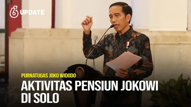 Aktivitas Pensiun Jokowi di Solo