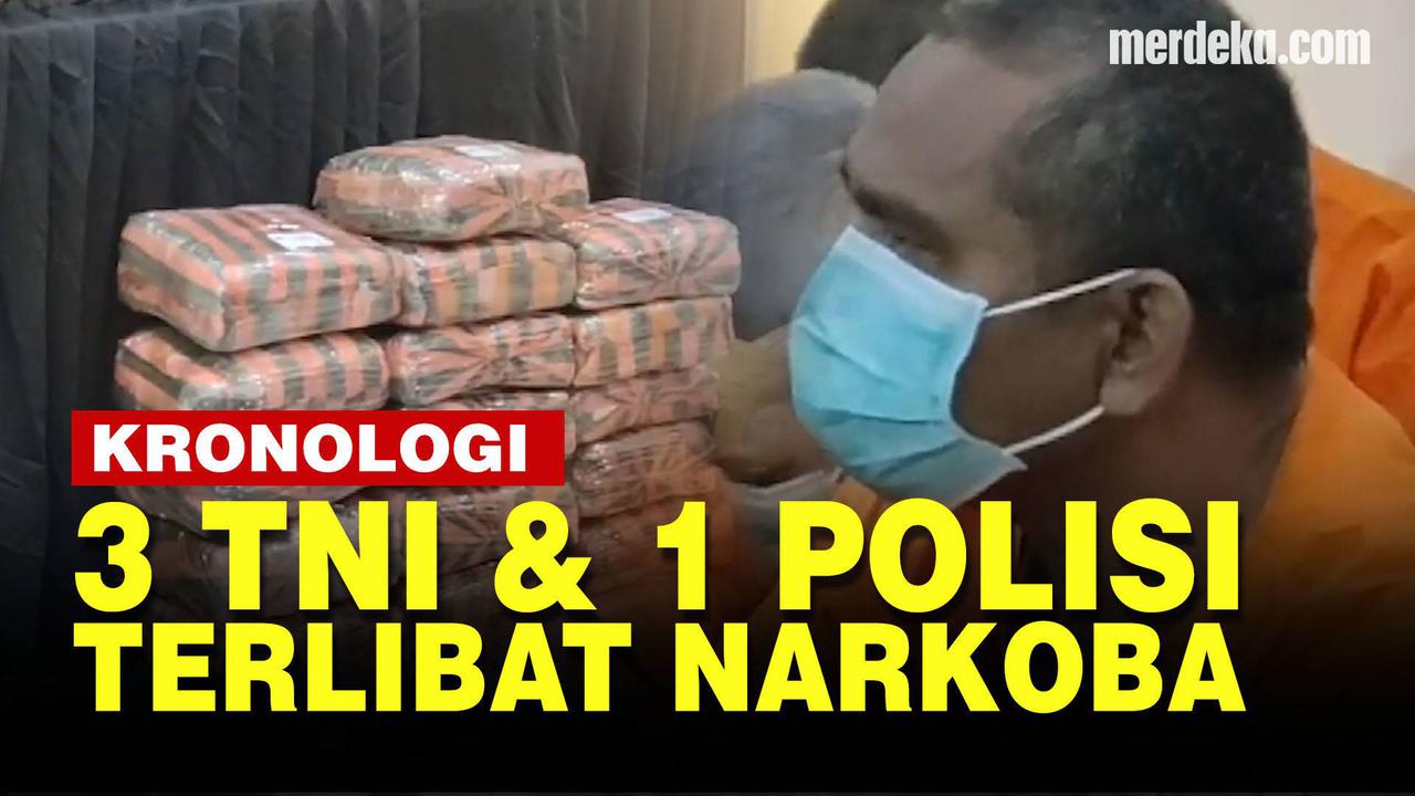 VIDEO: BNN Ungkap Peran 3 Anggota TNI dan 1 Polisi, Barang Bukti 3 Kuintal Narkoba