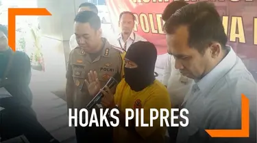 Akibat menyebarkan hoaks saat pilpres lalu, seorang pria ditangkap polisi. Ia menyebut jika rapat pleno perhitungan C1 di Plumbon tertutup. Padahal faktanya, rapat berlangsung terbuka.