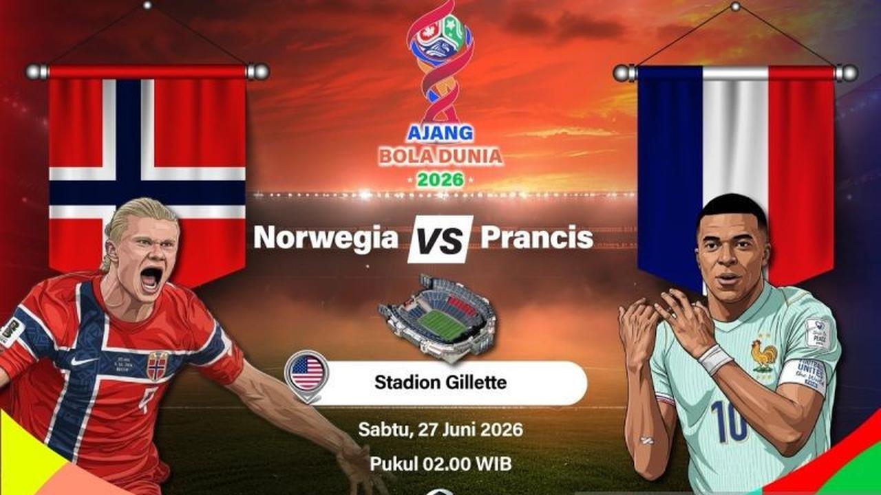Prancis Puncaki Grup I Piala Dunia 2026 Usai Bantai Norwegia 4-1