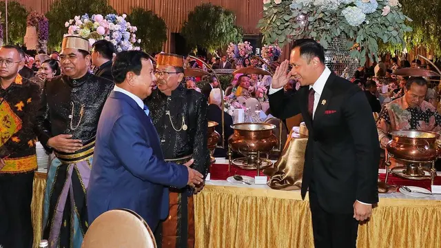 Potret Resepsi Pernikahan Anak Mentan Andi Amran, Dihadiri oleh Presiden dan Kabinetnya