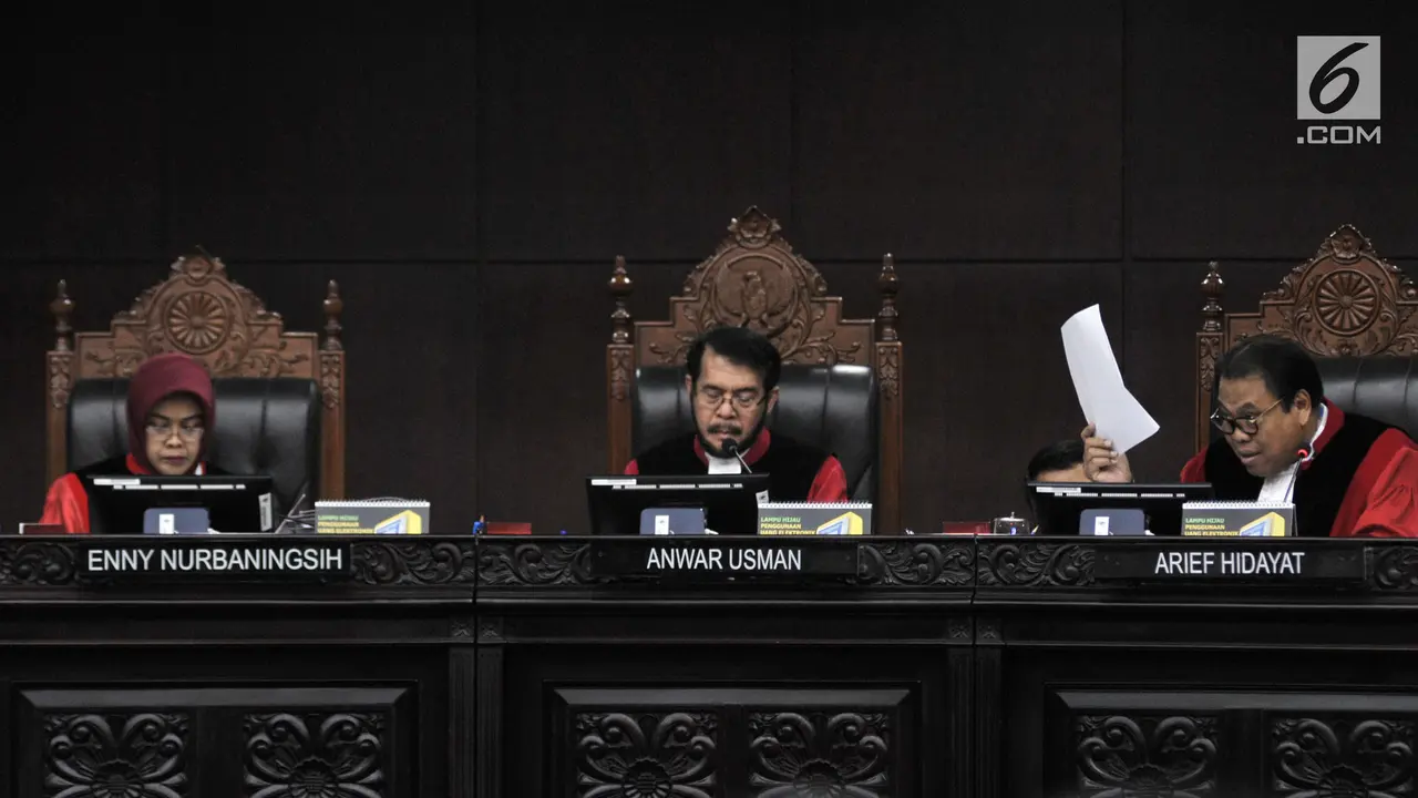 MK Gelar Sidang Perdana Sengketa Pemilu Legislatif 2019