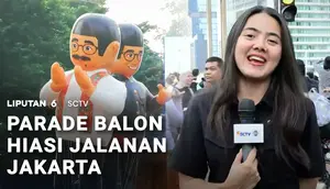 Parade Balon Hiasi Jalanan Jakarta
