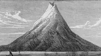 Gunung Krakatau meletus pada 1883