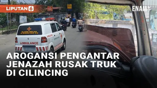 VIDEO: Lagi, Arogansi Pengantar Jenazah Rusak Truk di Cilincing