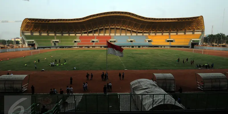 20150825-Pembangunan Tahap Dua Stadion Patriot Bekasi Terus Dikebut-Bekasi