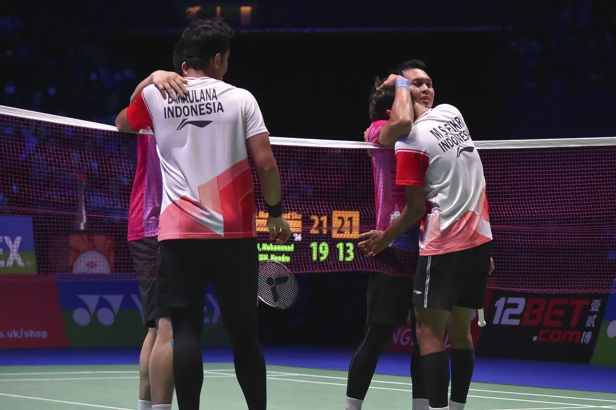 Bagas Maulana/Muhammad Shohibul Fikri - All England - 20 Maret 2022 - 4