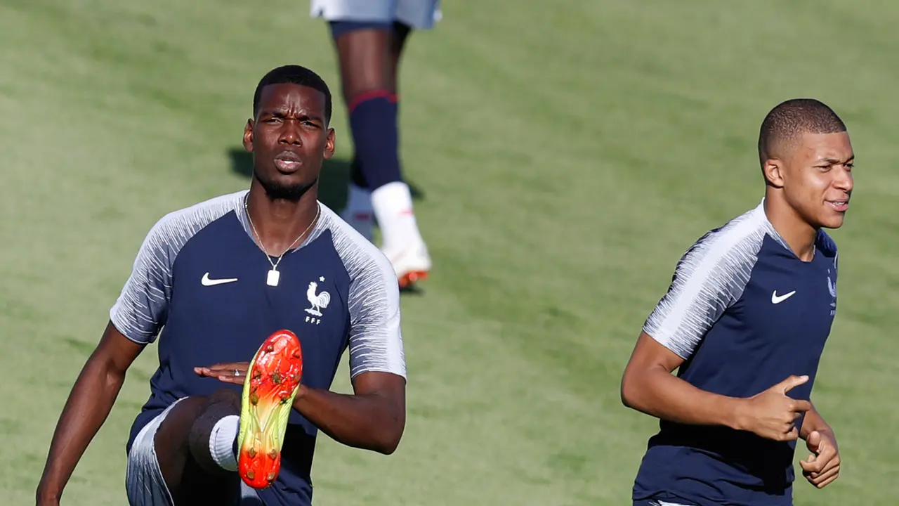 Intip Latihan Mbappe Cs Jelang Hadapi Argentina di 16 Besar Piala Dunia 2018