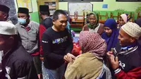 Bupati Lumajang Thoriqul Haq kunjungi para pengungsi APG Gunung Semeru di sejumlah ntitik pengunjgsian (Istimewa)