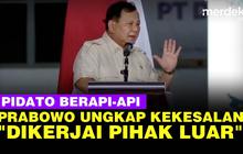 VIDEO: Prabowo- Bangsa Kita Terlalu Lugu, Kadang Gak Ngerti Dikerjai Pihak Luar!