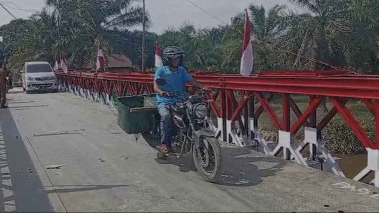 Bagian dari 218 Jembatan Nasional, TNI AD Bangun 35 Jembatan Bailey di Aceh
