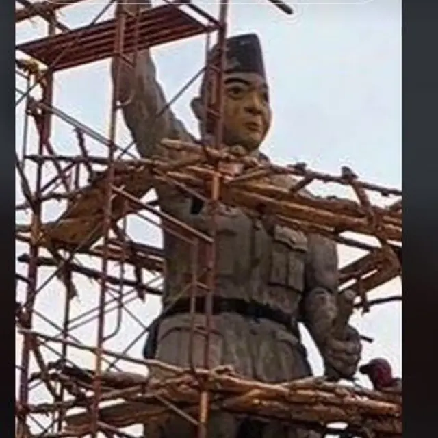 Viral Patung Bung Karno di Musi Banyuasin Disebut Tak Mirip Padahal Telan Dana Rp500 Juta
