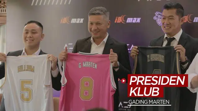 Berita video salah satu artis kenamaan Indonesia, Gading Marten, diumumkan resmi menjadi presiden salah satu klub IBL, West Bandits Solo, Selasa (12/10/2021) siang hari WIB.