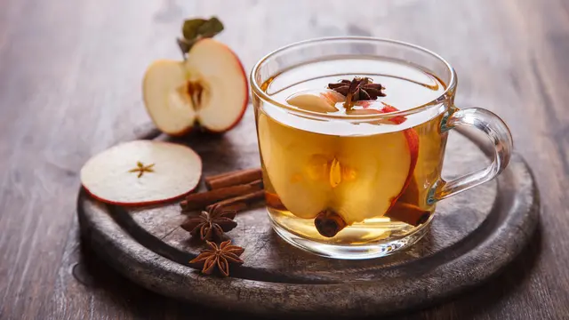 rebusan apel apple tea