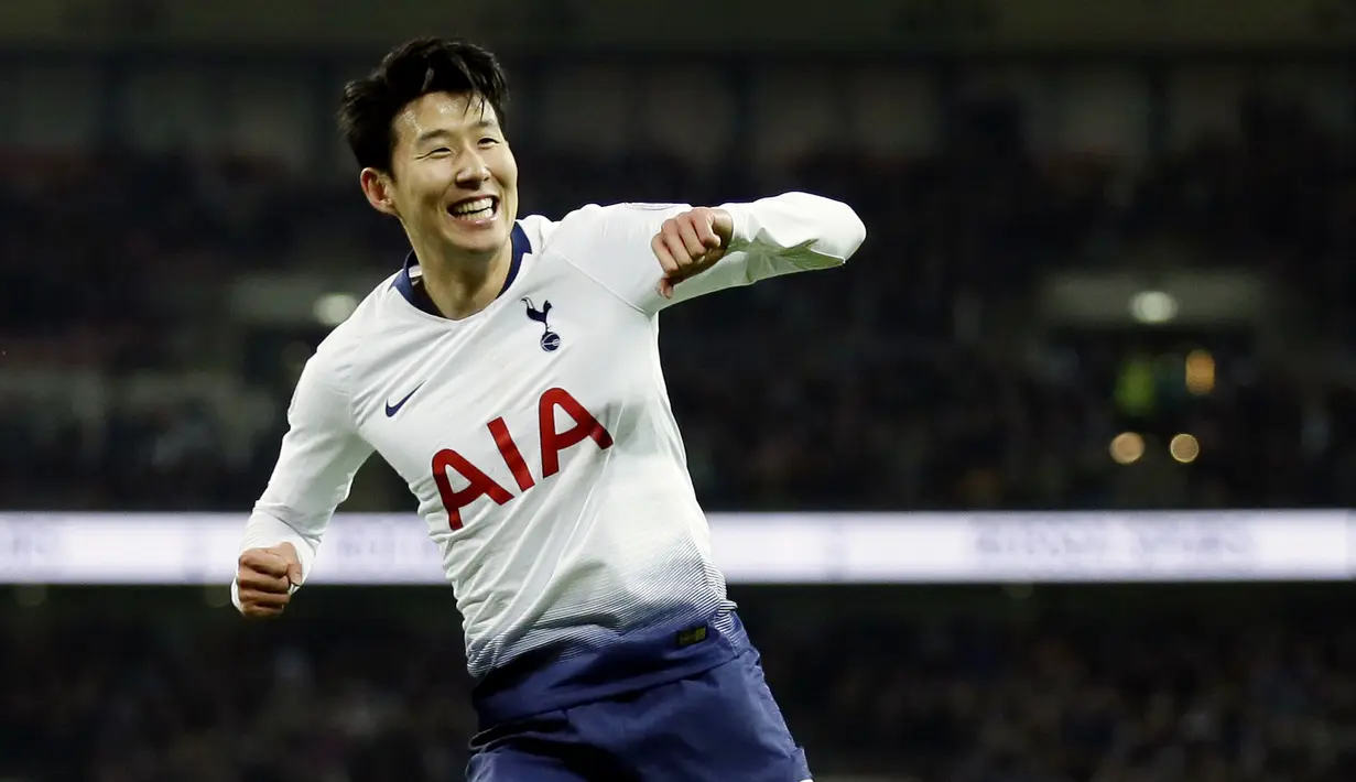 7. Heung-Min Son (Tottenham Hotspur) - Overall 87 (Naik 2 Poin). (AP/Tim Ireland)