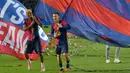 Untuk diketahui, terakhir kali Barcelona meraih gelar juara LaLiga pada musim 2022/2023. (MANAURE QUINTERO/AFP)