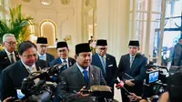 Presiden Prabowo Subianto didampingi Menteri Koordinator Bidang Perekonomian Airlangga Hartarto. (Dok Kemenko Perekonomian)