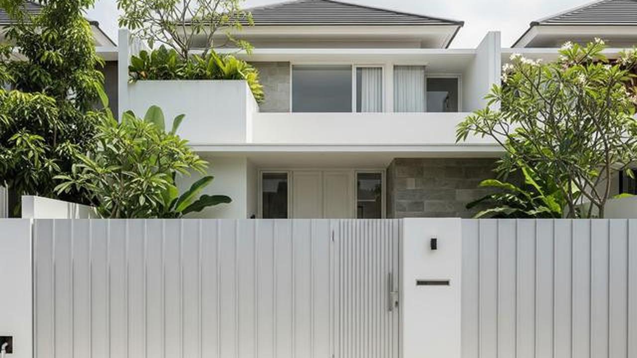 9 Model Pagar Minimalis dengan Pintu Tersembunyi, Aman dan Elegan