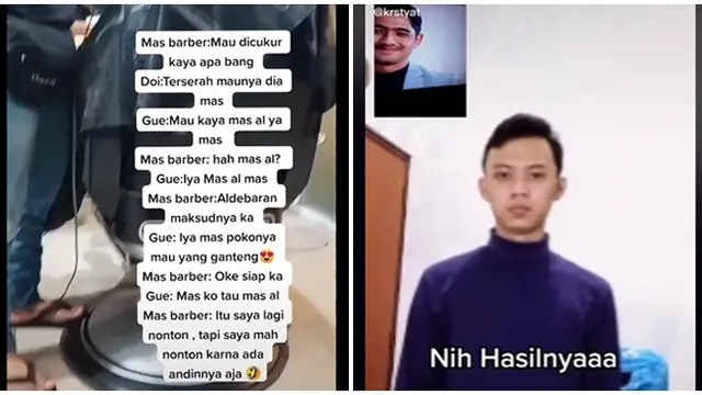 Cinta dengan Sosok Aldebaran, Wanita Ini Minta Pacarnya Potong Rambut Seperti Arya Saloka