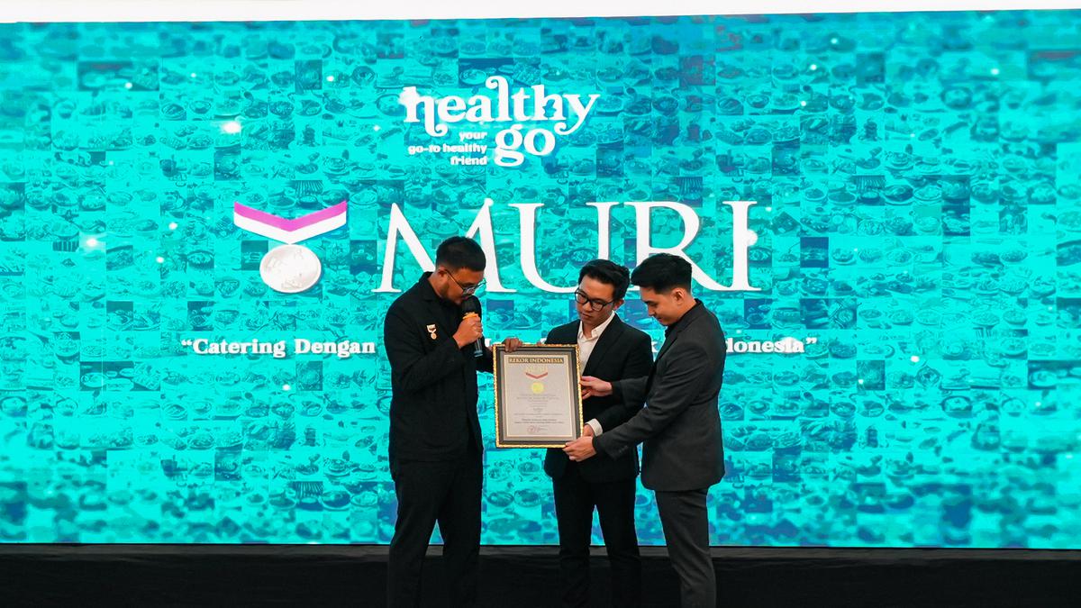 Punya Lebih dari 1.300 Variasi Menu, Layanan Katering Ini Catat Rekor MURI