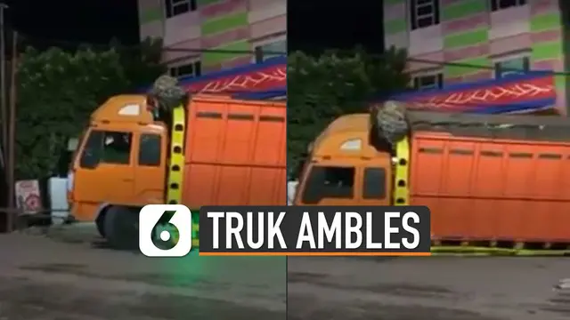 VIDEO: Duh, Truk Ambles Makin Apes Setelah Ditolong