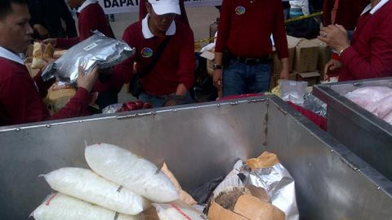 Pemusnahan narkoba Rp 1,1 T dihadiri artis mantan pemakai