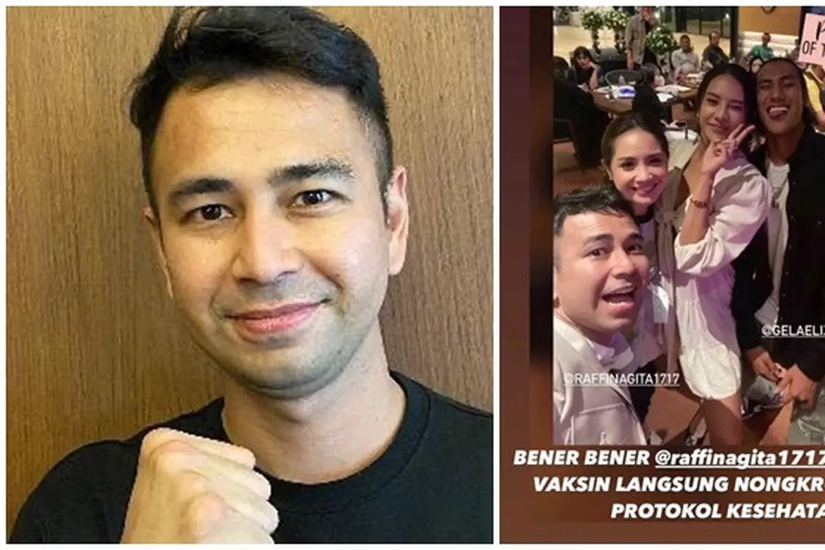 Kumpul di Kafe Usai Divaksin, Raffi Ahmad Tuai Beragam Komentar Netizen