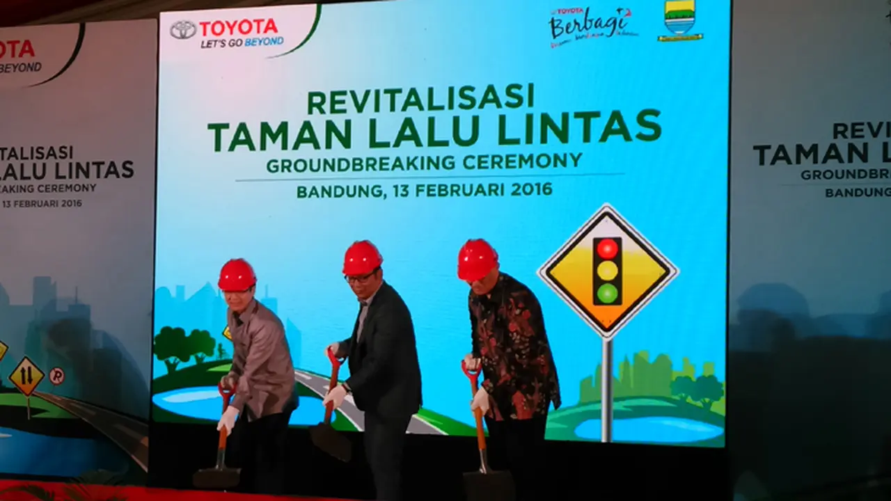 Toyota Guyur Rp 9 M untuk Revitalisasi Taman Lalu Lintas Bandung