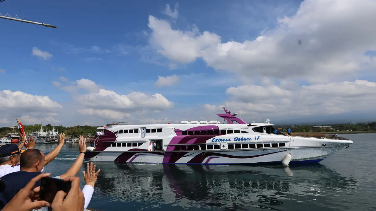 Kapal cepet rute Banyuwangi-Denpasar mulai beroperasi dari pelabuhan Marina Boom Banyuwangi (Istimewa)