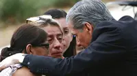 Tragedi penembakan sebuah SD di Texas, Amerika Serikat pada 24 Mei 2022. (AP Photo/Dario Lopez-Mills)