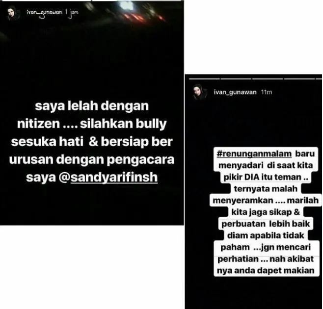 Ivan Gunawan kesal dengan para haters (Foto: Instagram)