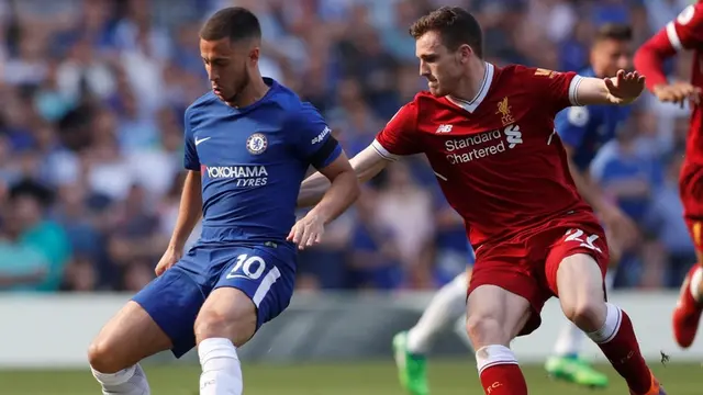 Gelandang Chelsea, Eden Hazard.