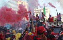 Demo Buruh Digelar Hari Ini di Jakarta Pusat, Ribuan Polisi Siaga