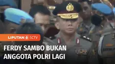 Selain menyampaikan penahanan Putri Candrawathi, Kapolri juga menyatakan bahwa Ferdy Sambo kini telah resmi berstatus bukan anggota Polri. Pernyataan ini setelah adanya keputusan pemberhentian tidak dengan hormat atau PTDH dari Istana.