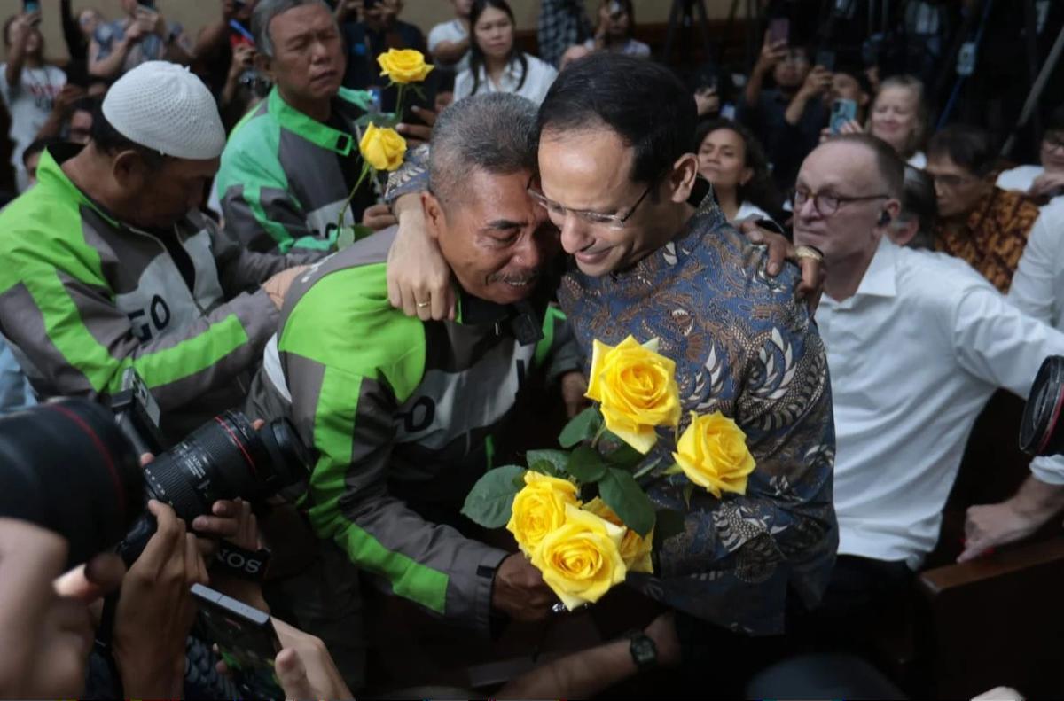 FOTO: Nadiem Makarim Jalani Sidang Vonis Kasus Chromebook