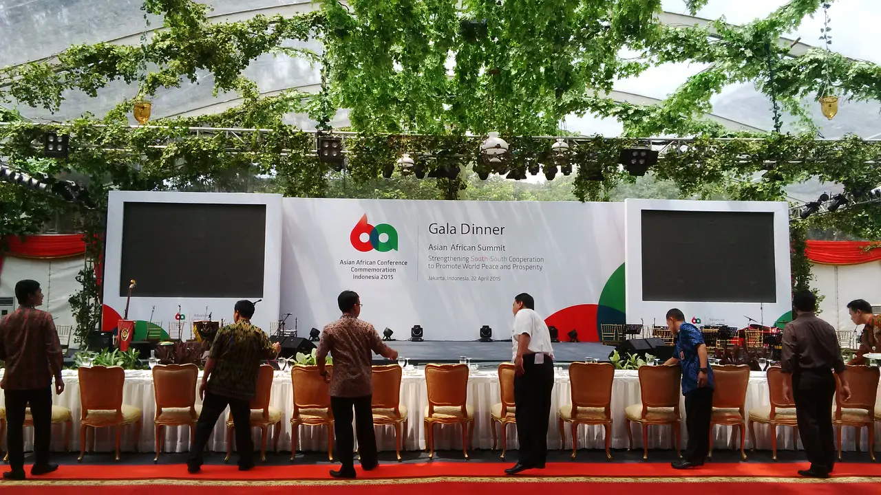 Persiapan jelang gala dinner
