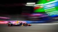 Max Verstappen saat menjadi juara F1 GP Las Vegas 2025. (Hector Vivas / GETTY IMAGES NORTH AMERICA / Getty Images via AFP)