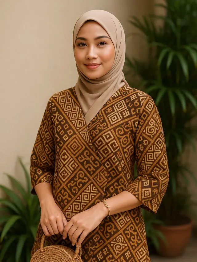 Tunik Batik Model Kimono Kekinian (Foto: ChatGPT)
