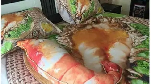 6 Motif Sprei Tema Seafood Ini Unik, Bikin Lapar Sebelum Tidur