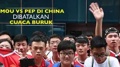 Derbi Manchester di ICC 2016 antara tim asuhan Jose Mourinho vs Josep Guardiola batal karena lapangan rusak akibat cuaca buruk