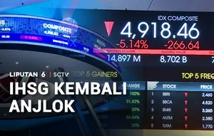 IHSG kembali Anjlok