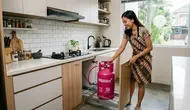 8 Model Dapur dengan Rak Gas Tarik Minimalis, Modern dan Estetik