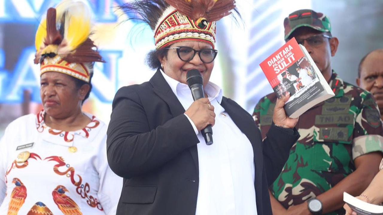 Wamendagri Ribka Haluk melakukan kunker ke Kabupaten Nabire, Papua Tengah