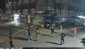 Tawuran di Bandar Lampung Terekam CCTV, Polisi Buru Pelaku
