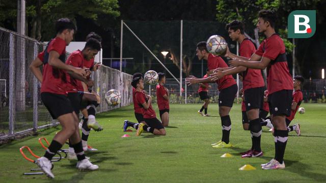 Foto: Tergabung di Grup A Sepak Bola SEA Games 2023, Timnas Indonesia U-22 Terus Geber Latihan