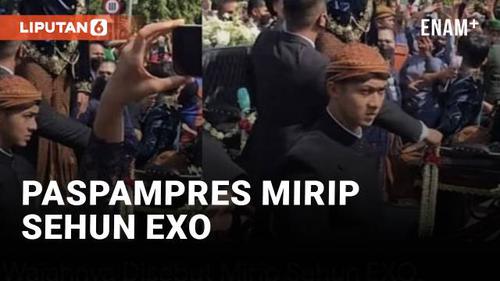 VIDEO: Geger Paspampres Mirip Sehun EXO, Netizen Tanya Kaesang dan Gibran