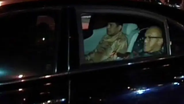 [VIDEO] Ketua Umum Golkar Sambangi Rumah Megawati Semalam